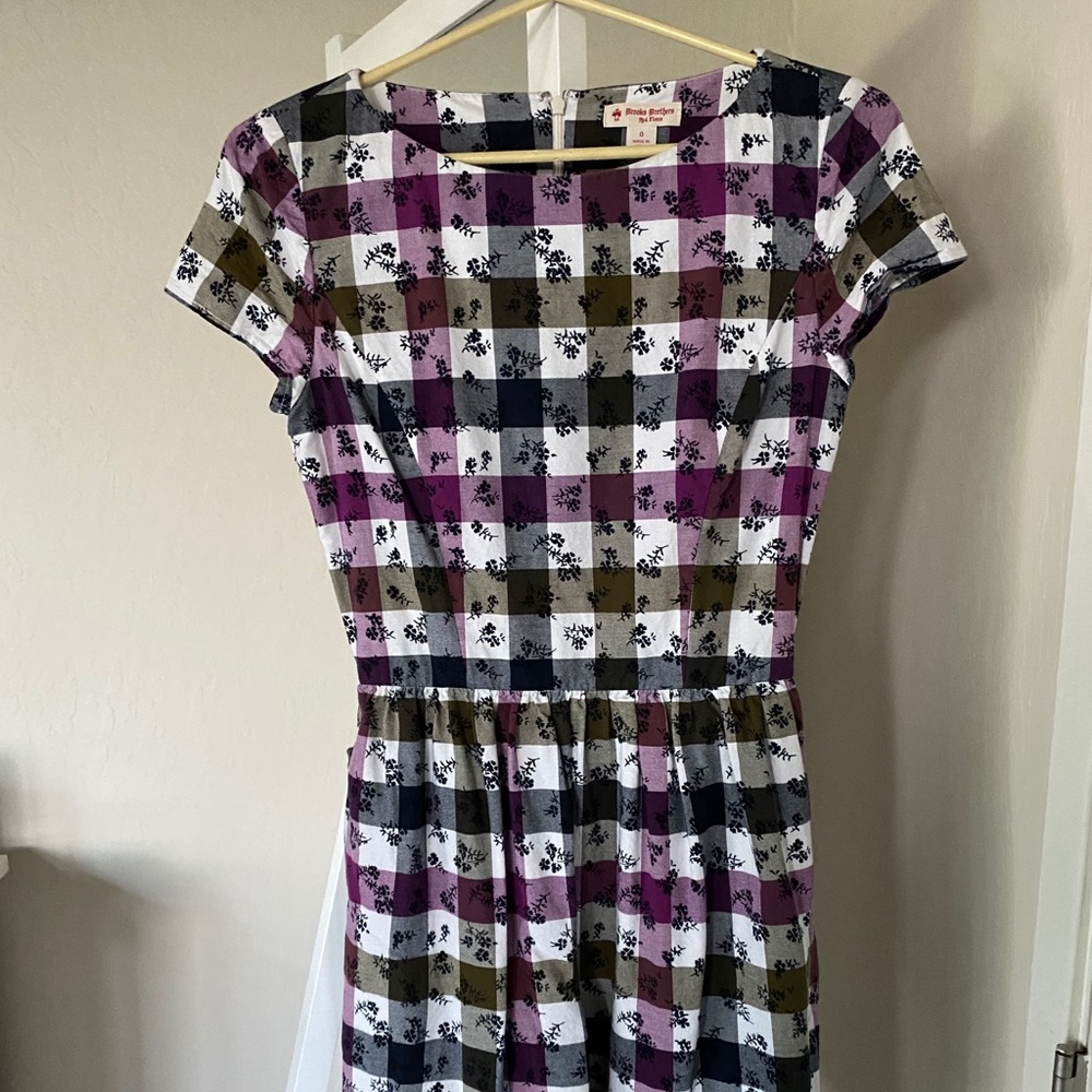 Brooks Brothers Checked Dress